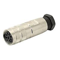 Amphenol Tuchel C09131D1071012U Connectors Female cable connector with internal strain relief and metal locking ring. Complete EMI shielding in the fully mated and locked position (EMI security). Screw locking according to IEC 61076-2-106. Contacts included. Contact arrangement according to
