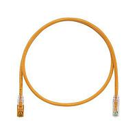 Panduit UTPKSP3MOR Cat 6 Keyed Copper Patch Cord, Cat 6, Orange U