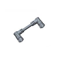 Amphenol LTW AB-CB04BR-CBBR-QD001 Sensor Cables / Actuator Cables X-Lok, Middle Size, Plastic, 10A, 04 pins, Female Connector, Male Contact, Right Angle-to-Right Angle, Push Lock, Overmolded Double Ended, Length 1000mm, IP68