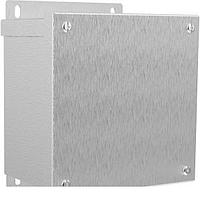 Hammond Manufacturing C3R886ESCNKAL Junction Boxes N3R J Box, Screw Cover no K/O's - 8 x 8 x 6 - Alum