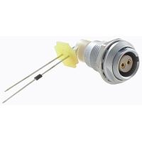 Eaton Souriau-Sunbank JBXEA0G02FQSDS Connectors 2P Size 0 Double Nut Recpt w/ Skt Cont