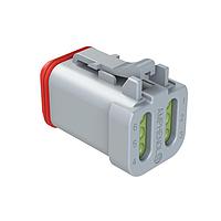 Amphenol SINE Systems AT06-6S-MM01 6-Way Plug 6 Way End Cap Reduced Dia. Seal