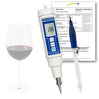 PCE PH20WINE-ICA Wine pH Meter (0~14 pH; ISO Calibration Cert.)