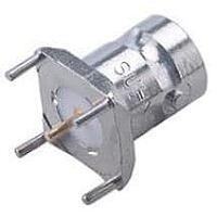 HUBER+SUHNER 82_BNC-50-0-1/133_NH PCB Connectors BNC straight PCB jack(f)