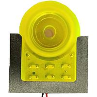 Mallory Sonalert PS-733WDY-SQ Indicators 5-15DC 95DB 2.5-4.5HZ FS 32X46X16 YELLOW