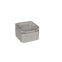 Bud Industries PN-1330-AC PCB Enclosure IP68 NEMA 6P Box with Clear Cover (2.1 X 2 X 1.4 In)