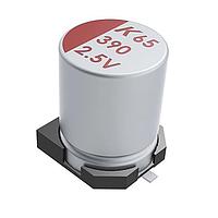 KEMET A765EB107M1CLAE025 Aluminum Polymer Capacitors 16Vol 100uF SMD 2KHr ESR=25 mOhms