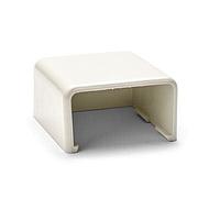 HellermannTyton TSRP3FW-36 Wire Ducting & Raceways End Cap, 1-3/4", 3-Piece, PVC, Office White, 10 Individual/bg