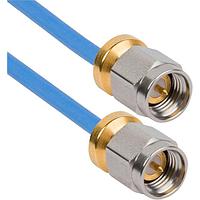Amphenol SV Microwave MSLPSMA-085-MSLPSMA-060 RF Cable Assemblies SMA LowProfile M SMALowProfile M 6"Cable