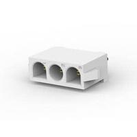 AMP Connectors - TE Connectivity 350790-3 Header Assemblies 03P UMNL PIN HDR ASY 94VO LF