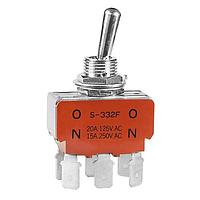 NKK Switches S332F-AT402A Toggle Switches SWITCH PUSHBUTTON