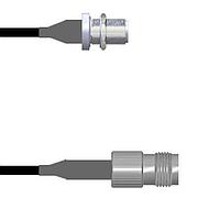 Amphenol Custom Cable Q-1U04G0003024i RF Cable Assemblies N-SJB/TNC-SJ G174 24I