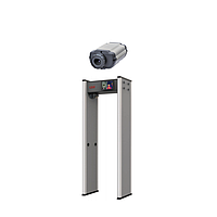 CEM AI-2020H Intelligent Anti-epidemic Infrared Temperature Measurement Security Door (20-50°C, 384x288)