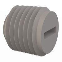 Essentra Components 62NPT02518 Threaded Protection Plug Pipe Plugs, Round, 1/4-18 NPT Thread, .500 Lg