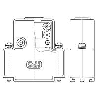 Hirose Electric HDA-CTH(4-40)(10) Two Piece Backshell