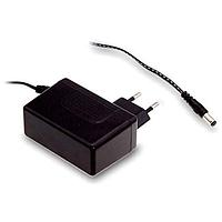 MEAN WELL SGA18E24-P1J Fixed Plugs 18W 24V 0.75A EU 2.1x5.5 Level VI