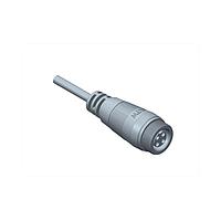 Amphenol LTW 1CD-09AMFM-SL7A05 Sensor Cables / Actuator Cables Ceres, Middle Size, Plastic, 5A, 09 pins, Male Connector, Female Contact, Straight, Screw Thread, Overmolded, Length 5000mm, IP67