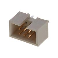 Molex 87834-0611 Shrouded CGrid Hdr W/Pg/Slt 1 g/Slt 1PdNiAuLF 6Ckt