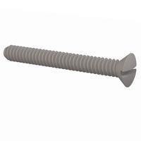 Essentra Components 330632A112 Slotted Countersunk 82 Slotted CSK Screw, #6-32 Thread, 1 1/8 Lg