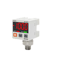 Autonics PSAN-LV01CA-NPT1/8 Digital Display Pressure Sensors (0.0 ~ -101.3kPa, NPN, NPT1/8)