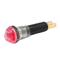 Mallory Sonalert FL1P-8NJ-2-R24V Panel Lights LED RED 8MM NUT 24VAC/DC