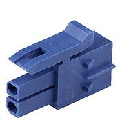 Molex 206461-0603 Receptacle Housing Micro-Fit+ Versa Color Rec Housing Dual Row 6 Ckts GloWire Blu