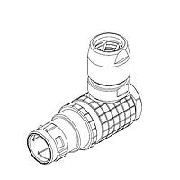 LEMO FUR.2B.316.CLAD82 Connectors 16P RA PLG, 5-KEY KW 7.3MM-8.2MM CBL