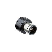 Amphenol LTW APPM-A17MAPAN-AS1 Circular Push Pull Connectors Circular Metric Connector MPronto-12 (M12 Push Pull), A Code, Metal, 1.5A, 17 pins, Male Connector, Male Contact, Straight, Field Installable