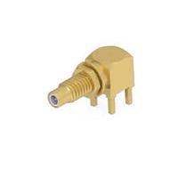 Linx Technologies - TE Connectivity 2477170-1 Coaxial Connectors SMC Jack Right Angle, Panel Mount,PCB Through Hole,Brass Gold,PTFE,10 Ghz, 0 Ohm