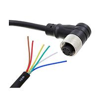 Adam Tech SD-PMA06C-FFTBR-C7A-6FT Sensor Cables / Actuator Cables CBL 6POS FMALE TO WIRE 6'