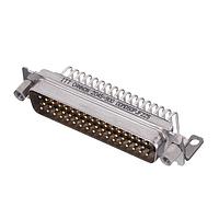 ITT Cannon DDMD50PJF225 Plug 90 pcb metal brkt screwlock SST shell
