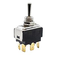 E-Switch ST24KD00 Toggle Switch 20A 1.5HP DP (On)-Off-(On)