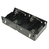 Eagle Plastic Devices 12BH143D-GR Battery Holder 4 D W/SOLDER TABS