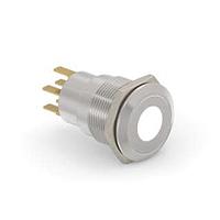 Alcoswitch - TE Connectivity 4-2213765-4 Pushbutton Switches AV19 DPM 0.4VA SPOT LED WHITE 24V