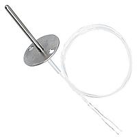 OMEGA ON-960-44004-PP-240 Flange Mounted Non-Linear Thermistor Probes with Lead Wire (± 0.2 °C (± 0.36 °F), 1/4 inch TS Plug, 2252 Ω, 100 °C)