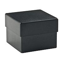 NKK Switches AT465A Button .453" SQUARE BLACK CAP