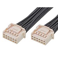 Molex 221955-1122 Discrete Wire iGrid-to-iGrid (OTS) Cable Assembly Dual Row 150mm Length 12 Circuits Natural