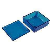 Hammond Manufacturing 1551RTBU PCB Enclosure Translucent Blue Box 1.97x1.97x0.79"