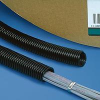 Panduit CLTS100F-C Flexible, Convoluted Corr. Loom Tubing Solid, 1x100' BLK