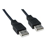 Qualtek Electronics 3021059-01M USB 2.0 USB 2.0 M TO M STRAT 1M CORD BLACK