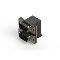 EDAC 661-009-264-001 Dual Port D-Sub Connectors Right-angle Dual Port D-Sub Connector