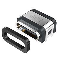 GCT (Global Connector Technology) USB4730-GF-A-KIT PCB Top Mount Sealed USB2.0 TypeC Recpt. Kit, w/GASKET GF, 16P Horz T.Mt. SMT, IP67