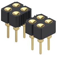 Mill-Max 419-10-264-00-006000 Headers .100" 64P 2R SPRING MATE W/.042" PLNGR