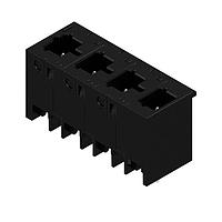 Weidmuller 8000078316 Receptacles PCB plug-in connector (board connection), 7.50 mm, Number of poles: 4, Outgoing elbow: 180