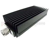 Fairview  SA8N250-40 40 dB Fixed Attenuator N Male To N Female Directional Up To 8.5 GHz Rated To 250 Watts With Black Aluminum Heatsink Body