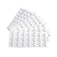 OMEGA 21-130 Non-Reversible, Self-Adhering Temperature Label (130 °F)