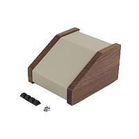 Hammond Manufacturing 1456CE3WHCWW Sloped 30 Degree Sloped Box 5.5x4x3" WalnutSide