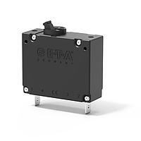 E-T-A Circuit Breakers 8340-F110-P1M2-KLH0-5A Hydraulic-Magnetic Single and multipole magnetic circuit breakers with trip-free mechanism and toggle actuation. A choice of fast magnetic only or hydraulically delayed switching characteristics (S-type MO or HM CBE to EN 60934) ensures suitability for