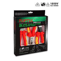 TOPTUL GAAE0308 VDE Insulated Pliers Set (3PCS)