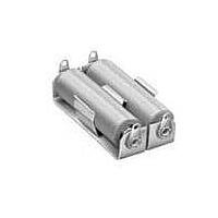 Keystone Electronics 176 Battery Holders HOLDER ALUM 2D